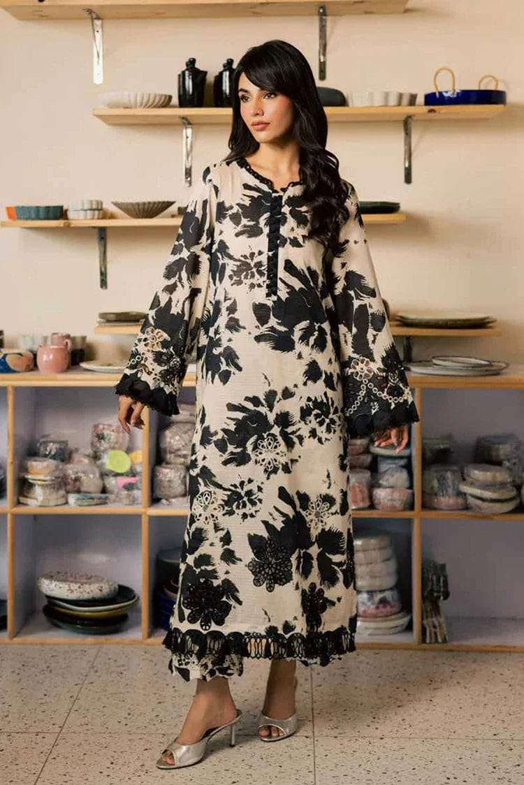 BALLERINA PRINTED CHIKANKARI LAWN COLLECTION BY NUREH